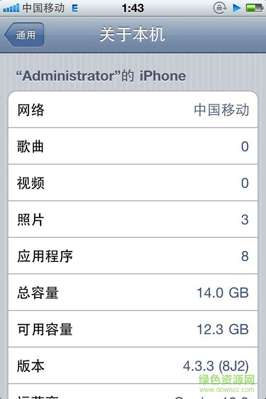 iPhone 3GS ios4.3�̼�����